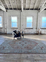 Vintage Persian Area Rug Sustainable Luxury Home Decor