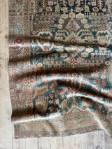 antique vintage area rug sustainable home decor at Woven Kin Home