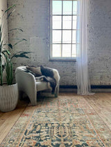 antique vintage area rug sustainable home decor at Woven Kin Home
