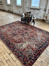 Vintage Persian Area Rug Sustainable Luxury Home Decor