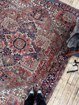 Vintage Persian Area Rug Sustainable Luxury Home Decor