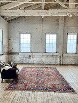 Vintage Persian Area Rug Sustainable Luxury Home Decor