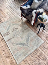 Vintage rug sustainable home decor at Woven Kin Home