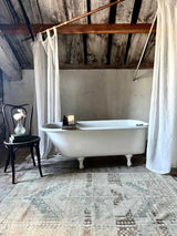 Vintage rug sustainable home decor at Woven Kin Home