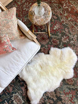 Organic Sheepskin Rug at Woven Kin Home Sustainable Home Decor
