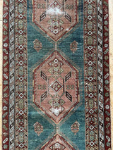 antique vintage runner rug sustainable home decor at Woven Kin Home