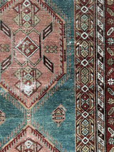 antique vintage runner rug sustainable home decor at Woven Kin Home