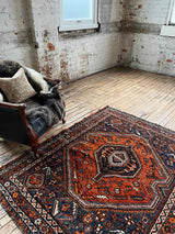 Vintage Persian Area Rug Sustainable Luxury Home Decor