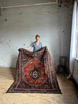 Vintage Persian Area Rug Sustainable Luxury Home Decor