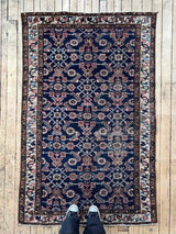 Vintage Persian Area Rug Sustainable Luxury Home Decor