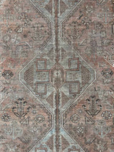 Antique Persian area rug sustainable home decor at Woven Kin Home