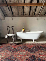 antique Persian rug at Woven Kin Home sustainable home decor