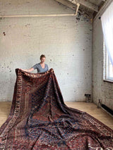 Vintage Persian Area Rug Sustainable Luxury Home Decor