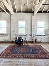 Vintage Persian Area Rug Sustainable Luxury Home Decor