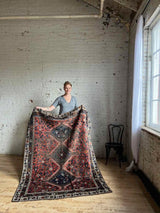 Vintage Persian Area Rug Sustainable Luxury Home Decor