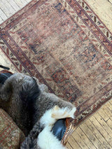 Antique Persian Area Rug Sustainable Luxury Home Decor