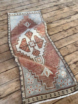 Vintage Turkish mini rug at Woven Kin Home