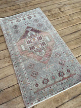 Vintage Turkish mini rug at Woven Kin Home