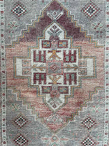 Vintage Turkish mini rug at Woven Kin Home