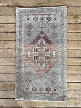 Vintage Turkish mini rug at Woven Kin Home