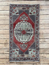 Vintage Turkish mini rug at Woven Kin Home