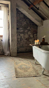 Vintage Turkish mini rug at Woven Kin Home