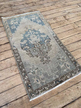 Vintage Turkish mini rug at Woven Kin Home