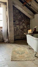 Vintage Turkish mini rug at Woven Kin Home