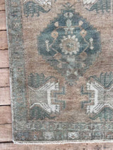 Vintage Turkish mini rug at Woven Kin Home