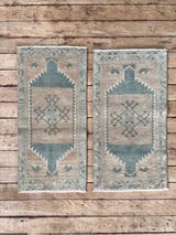Vintage Turkish mini rug at Woven Kin Home