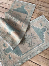 Vintage Turkish mini rug at Woven Kin Home