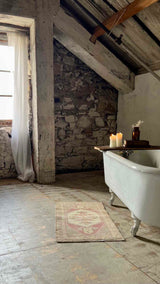 Vintage Turkish mini rug at Woven Kin Home