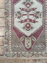 Vintage Turkish mini rug at Woven Kin Home