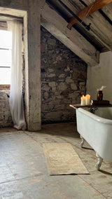 Vintage Turkish mini rug at Woven Kin Home