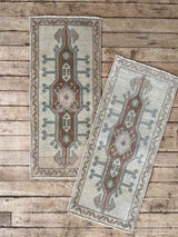 Vintage Turkish mini rug at Woven Kin Home