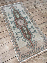 Vintage Turkish mini rug at Woven Kin Home