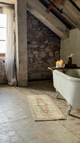 Vintage Turkish mini rug at Woven Kin Home