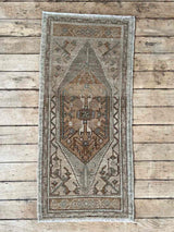 Vintage Turkish mini rug at Woven Kin Home