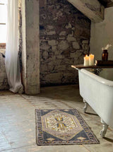 Vintage Turkish mini rug at Woven Kin Home