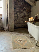 Vintage Turkish mini rug at Woven Kin Home