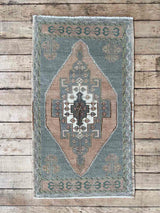 Vintage Turkish mini rug at Woven Kin Home