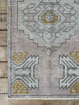 Vintage Turkish mini rug at Woven Kin Home