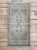 Vintage Turkish Accent Rug Woven Kin Home