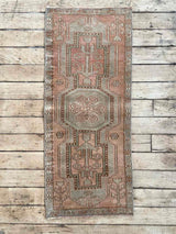 Vintage Turkish Accent Rug Woven Kin Home