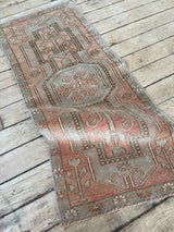 Vintage Turkish Accent Rug Woven Kin Home
