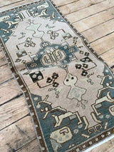 Vintage Turkish Accent Rug Woven Kin Home