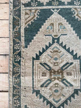 Vintage Turkish Accent Rug Woven Kin Home