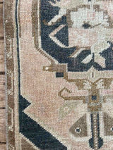 Vintage Turkish Accent Rug Woven Kin Home