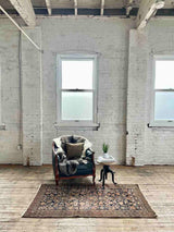 Vintage Persian Hand-knotted Area Rug at Woven Kin Home