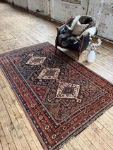 Vintage Persian Area Rug Sustainable Luxury Home Decor